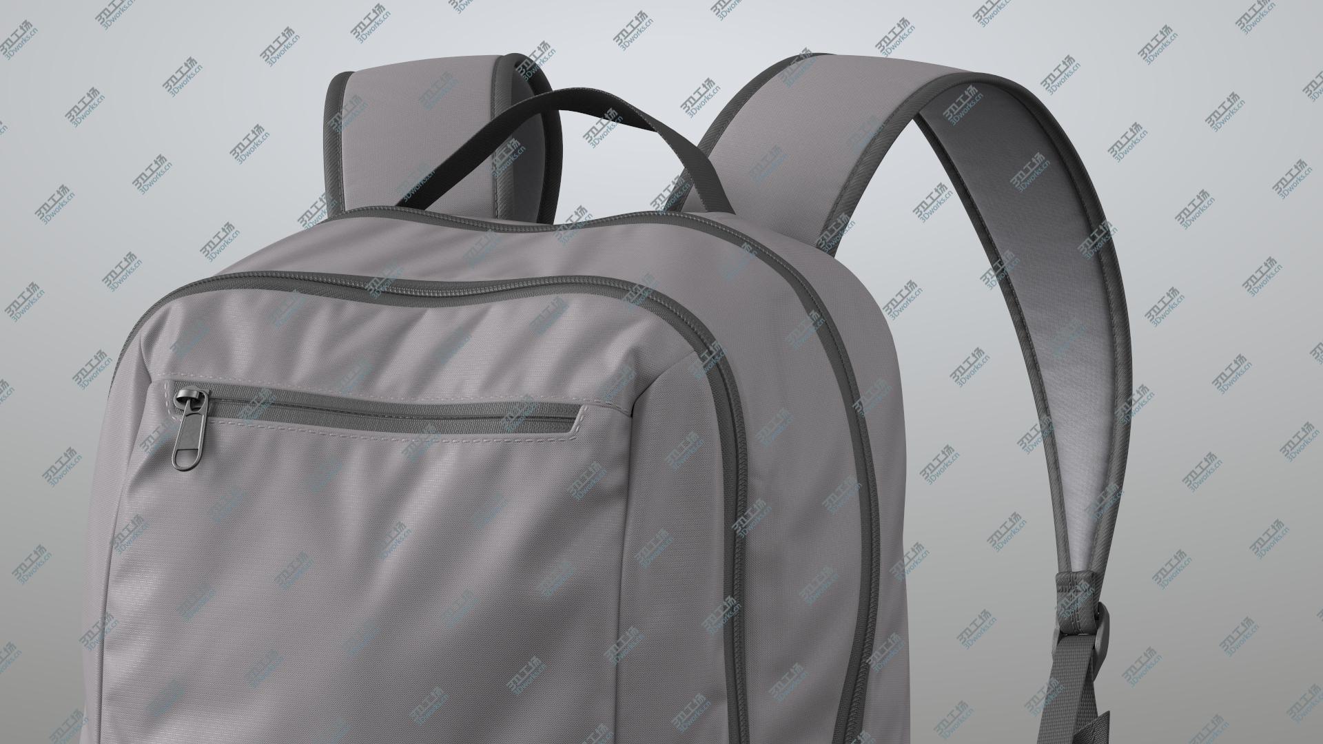 images/goods_img/202105073/3D model Backpack Grey Vray and PBR/4.jpg